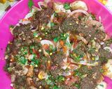 A picture of step 9 of Aloo Chana Chaat.