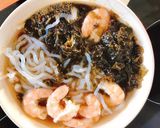 Hình bước làm 3 của món Bún Nưa Nấu Tôm & Rong Biển