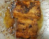 A picture of step 4 of My Orange, Ginger Salmon with Salad.