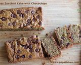 A picture of step 5 of Eggless Zucchini Cake With Chocochips.