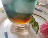 A picture of step 2 of Peach Aqua.