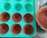 A picture of step 1 of Chocolate kaju katli with surprising chocolates sphere.