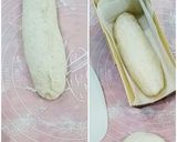 Gambar langkah 2 resipi Sourdough Hot Dog Buns.