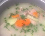 Hình bước làm 3 của món Canh cà rốt, su hầm giò heo