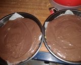 A picture of step 7 of Black forest in pineapple sorbet n chocolate ganache#easterdish.