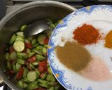 A picture of step 3 of Turai Ki Sabzi.