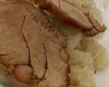 Hình bước làm 4 của món Thăn heo nướng mật.