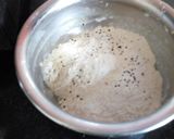 A picture of step 1 of Chur chur paneer roll.