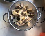 Foto langkah ke 1 dari resep Gulai nangka dan kacang panjang bumbu Padang.