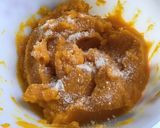 Une image de l'étape 5 de Purée Halloween de potimarron pommes de terre et oignon au parmesan.
