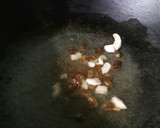 A picture of step 3 of Moong Dal Halwa.