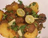 A picture of step 14 of Kofta karai.