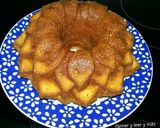 A picture of step 6 of Cream Bundt Cake.