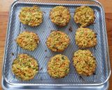 Foto del paso 4 de la receta: Tortitas de arroz y vegetales en freidora de aire