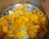 Foto del paso 3 de la receta: Contramuslo de pollo en salsa de calabaza y queso tierno