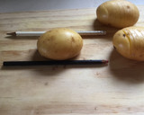 Foto del paso 2 de la receta: Patatas al horno con calamares y gambas
