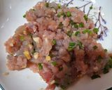 Hình bước làm 1 của món Há cảo làm bằng bánh tráng