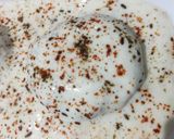 A picture of step 10 of Kachche kele ke dahi vade.