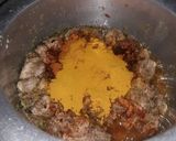 A picture of step 6 of Beef Haleem.