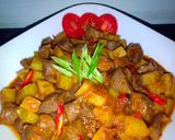Foto langkah ke 5 dari resep Sambal goreng kentang ati ampela.