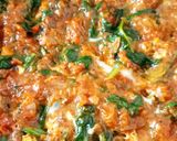 A picture of step 6 of Scrambled Eggs with Spinach.