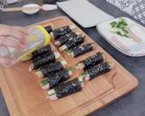 迷你紫菜飯捲Mini Kimbap的食譜步驟4照片