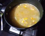 A picture of step 4 of Sweetcorn soup.