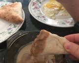 A picture of step 1 of Tahini for breakfast.