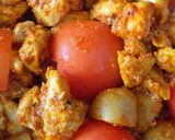 A picture of step 2 of Chicken Karahi.
