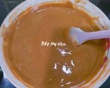 Hình bước làm 3 của món Bánh bông lan cacao cuộn kem