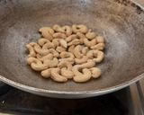 A picture of step 1 of Cashew almond burfi.