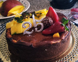 Foto del paso 11 de la receta: Tarta de Queso con Mango y Chocolate
