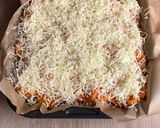 Spenótos-árpagyöngyös rakott édesburgonya recept fázis 6 fotója