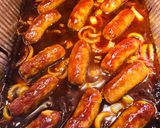 A picture of step 10 of Bbq Baked Italian Sausages.