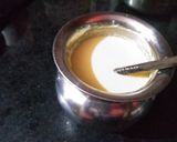 A picture of step 2 of Palak kadhi.