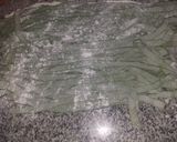 Foto del paso 5 de la receta: Fideos caseros de espinacas