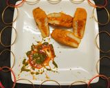 A picture of step 7 of Bread pakoda.