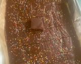 A picture of step 5 of Peanut butter & Chocolate Fudge. 🙂.