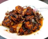 Foto langkah ke 5 dari resep Udang tepung saos lada hitam.