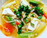 Hình bước làm 2 của món Canh chua chay