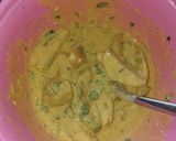 A picture of step 3 of Turmeric bajia# weekly jikoni challenge.