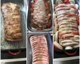 Tűzdelt karaj zöldfűszeres, joghurtos burgonyával recept fázis 5 fotója
