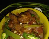 A picture of step 9 of Beef chilli.
