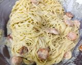 Foto langkah ke 6 dari resep Spaghetti Alfredo.