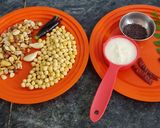 ছোলা ও বাদাম এর চাটনি (chola o badam chutney recipe in bengali) রেসিপির ধাপ 1 ছবি