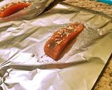 A picture of step 2 of Salmon with asparagus and dill Béarnaise.