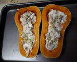 Une image de l'étape 4 de Butternut farcie au chèvre.