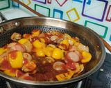 A picture of step 5 of Chilli Paneer.