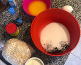 Foto del paso 1 de la receta: Cookies de avena, coco y chips 💗