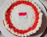 Foto langkah ke 6 dari resep Cake Semangat Merah Putih.